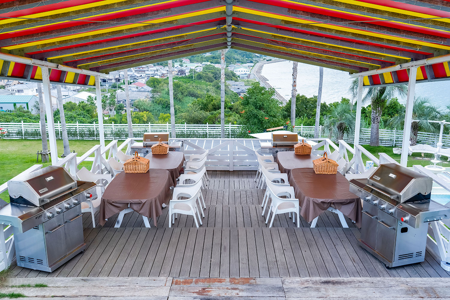 BBQ・モーニングも愛犬と一緒に