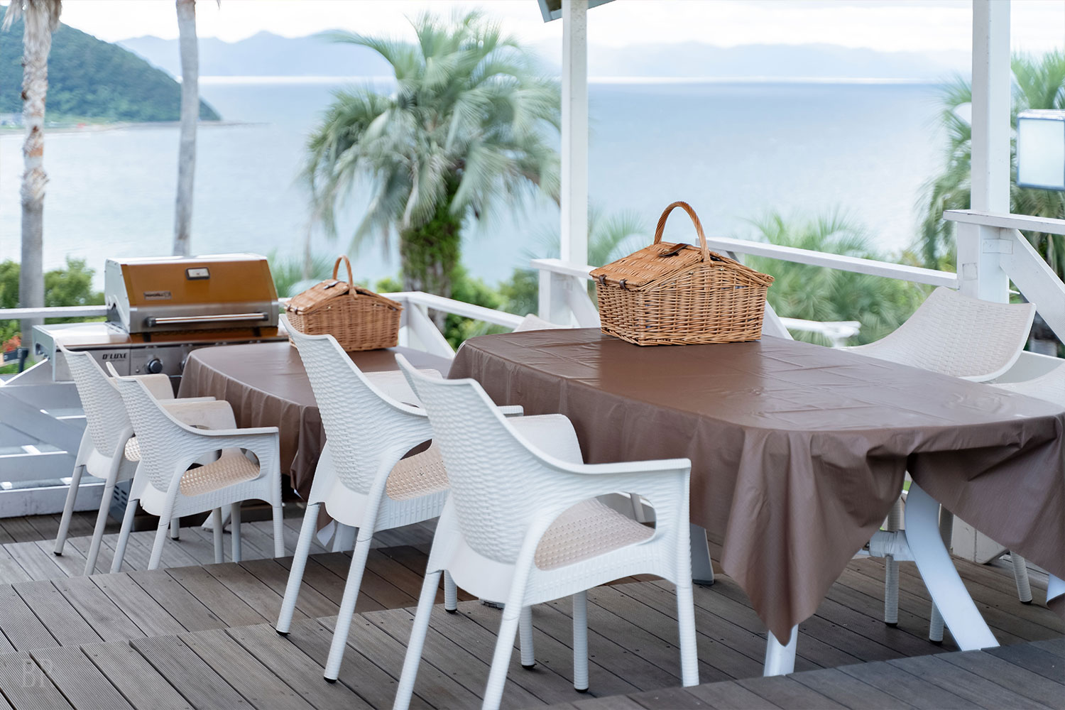 BBQ・モーニングも愛犬と一緒に