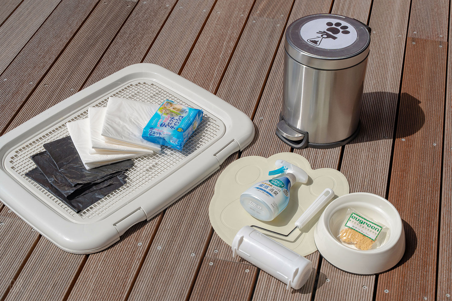 ケージやアメニティ、ウェルカムおやつもご用意