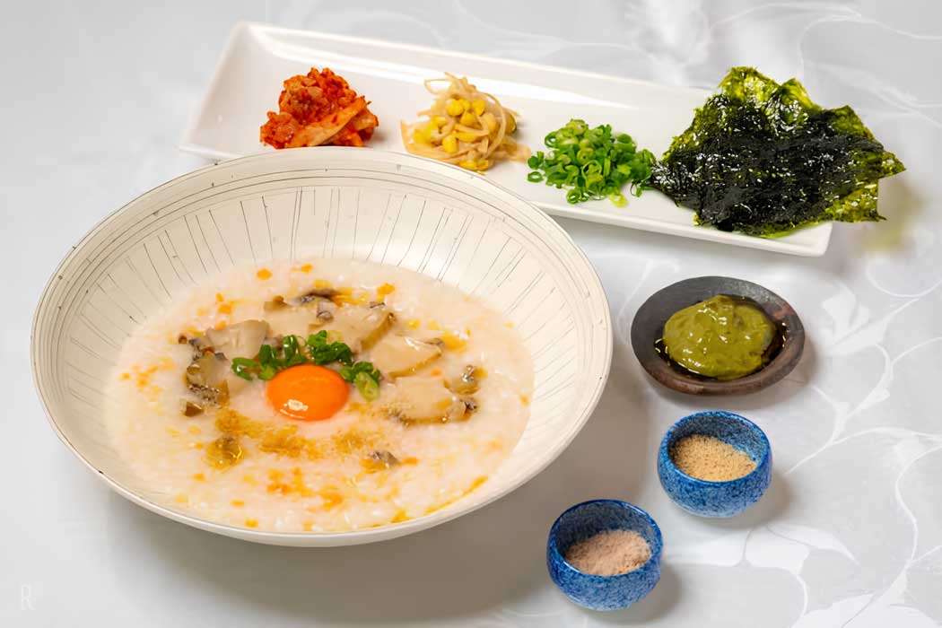 韓国風あわび粥